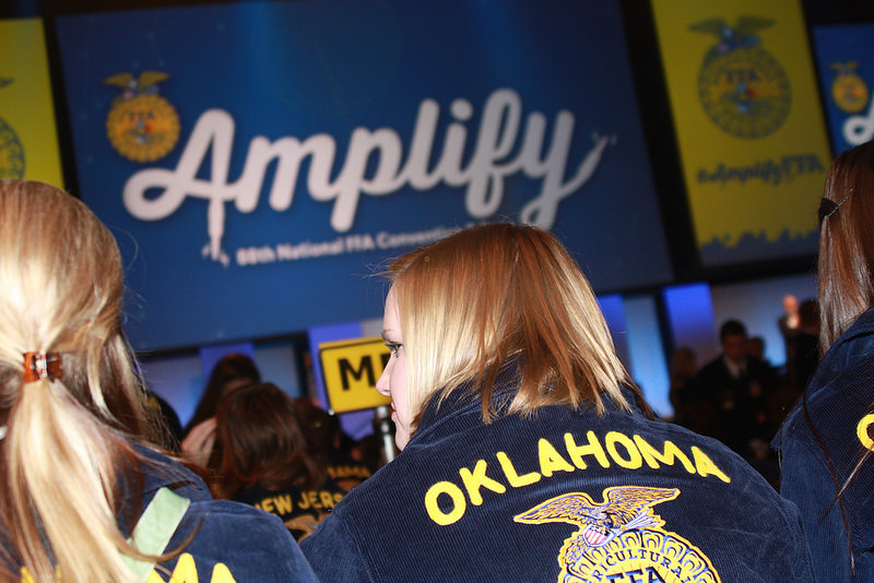 Oklahoma FFA Members Shine at the 2015 National Convention Held in Louisville