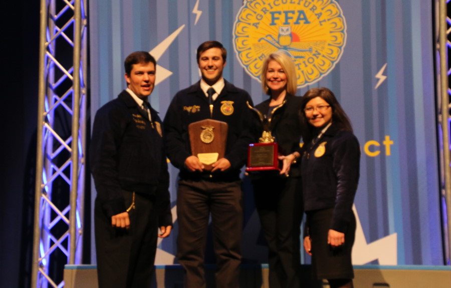 2016 Oklahoma Star in Ag Placement- Hayden Crow of Chattanooga FFA