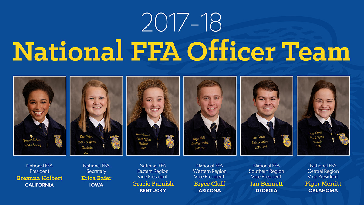 History Made by National FFA with Election of Breanna Holbert to be President of the Organization