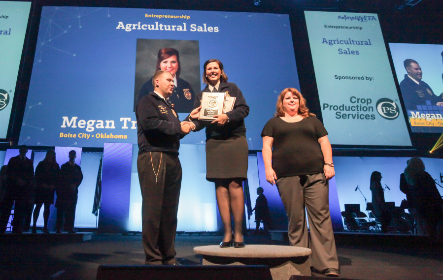 Meet Your 2015 National Proficiency Award Winner in Agricultural Sales- Megan Trantham of Boise City FFA