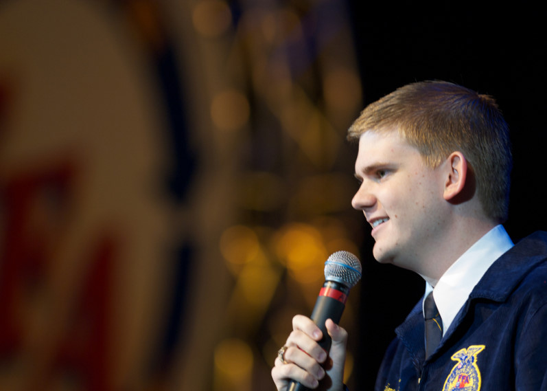 Riley Pagett Returns to Oklahoma State Convention as National FFA President