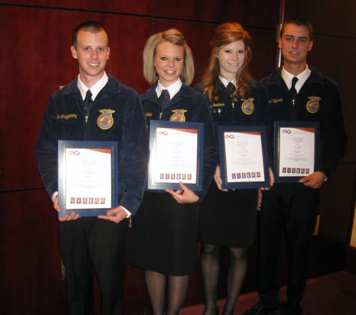 Kingfisher FFA Livestock Judging Team Races to a Convincing Victory in Indianapolis at the National FFA Convention