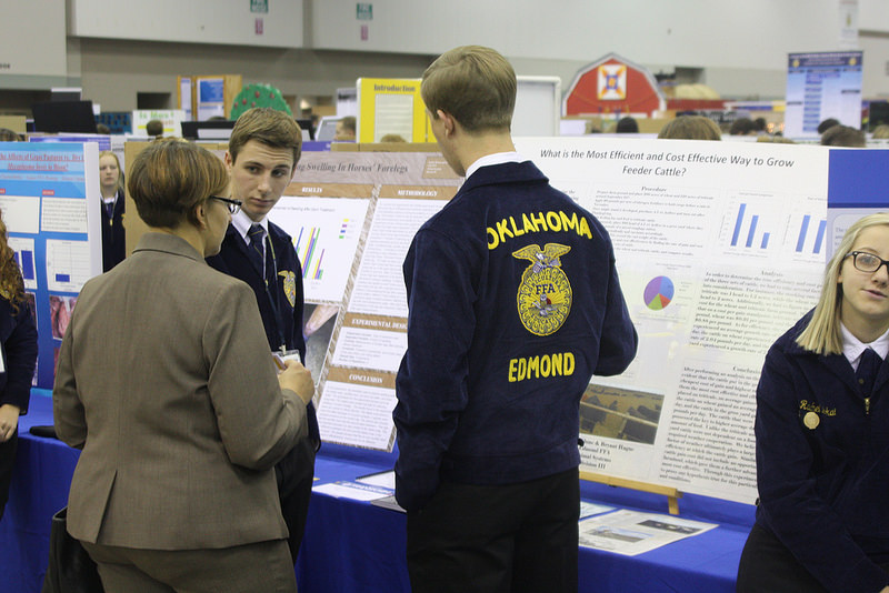 Oklahoma FFA Taking Second Most Agriscience Projects to National FFA Convention in October to Compete for National Honors