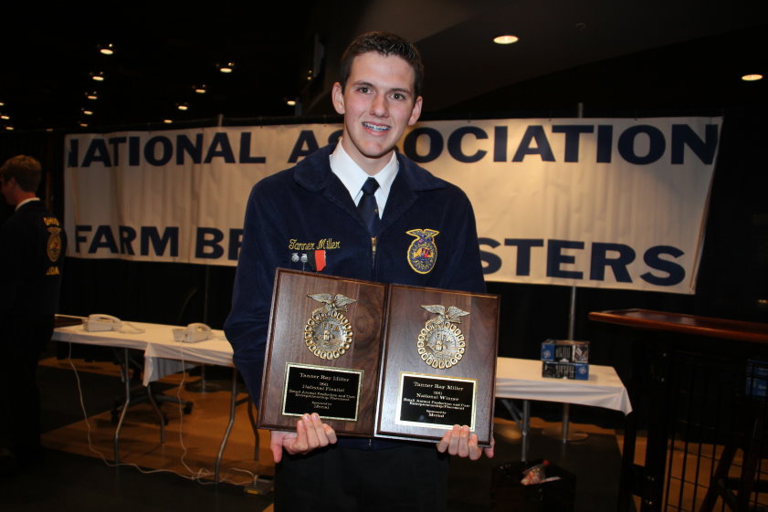 Meet the 2011 National Proficiency Winner in Small Animal Prodiuction- Tanner Milller of Mulhall-Orlando  