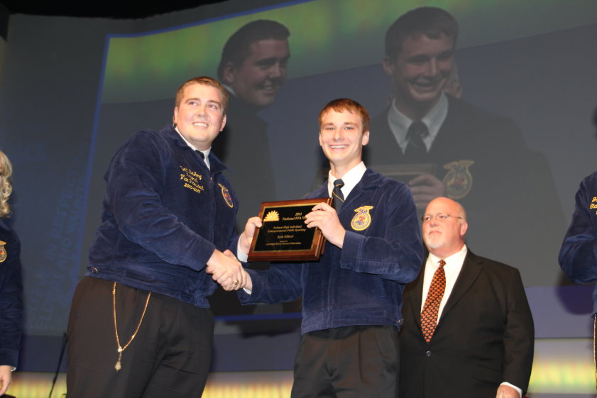 Kyle Hilbert Wins the National Extemporaneous Speech Contest at the 2011 National FFA Convention