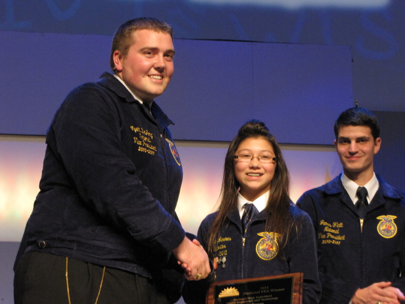 Oklahoma Farm Report Led by Hallie Barnes of Porter in Meats Judging