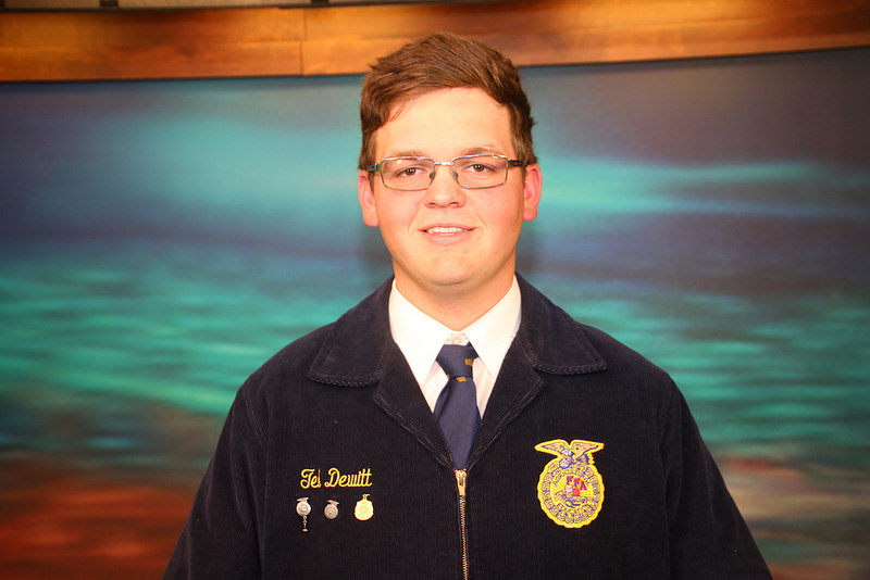 Meet Your 2018 Northwest Area FFA Star in Placement, Tel Dewitt of the Laverne FFA Chapter