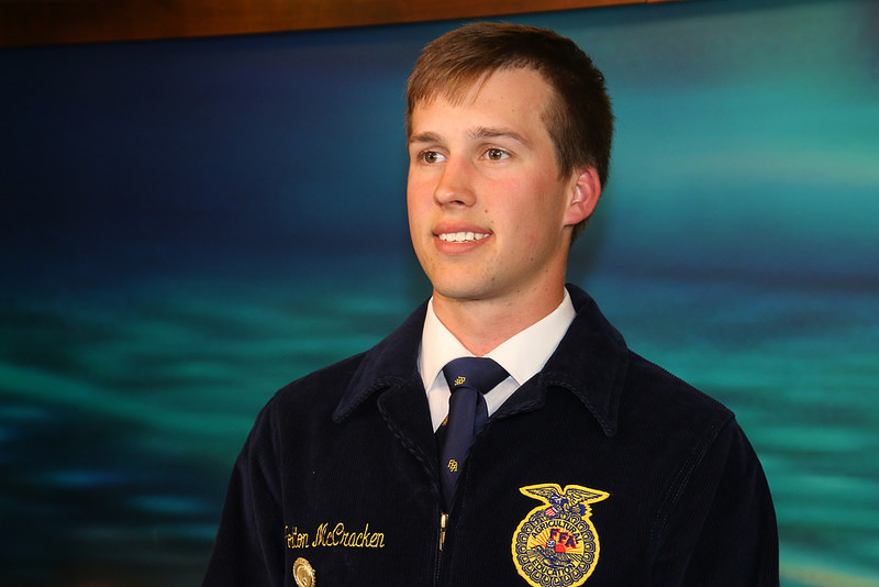 Introducing Your 2018 Northwest Area Star in AgriScience Colton McCracken of the Vici FFA Chapter