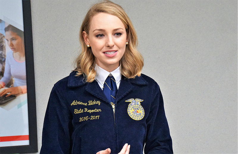 Stillwater FFA's Agriscience Star Finalist Adrienne Blakey in Indy to Compete for National Honors