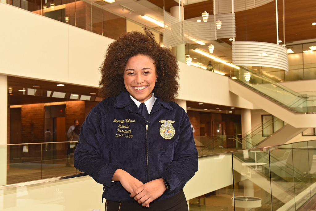 National FFA Pres Breanna Holbert Shares her Perspective on the Organization that Changed her Life
