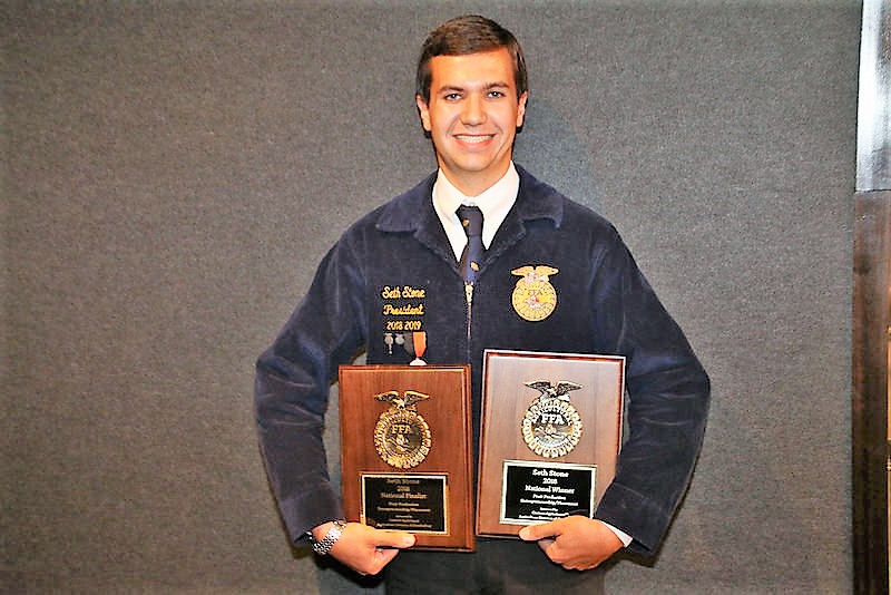Meet Your 2018 National Proficiency Award Winner in Fruit Production - Seth Stone of Chandler FFA