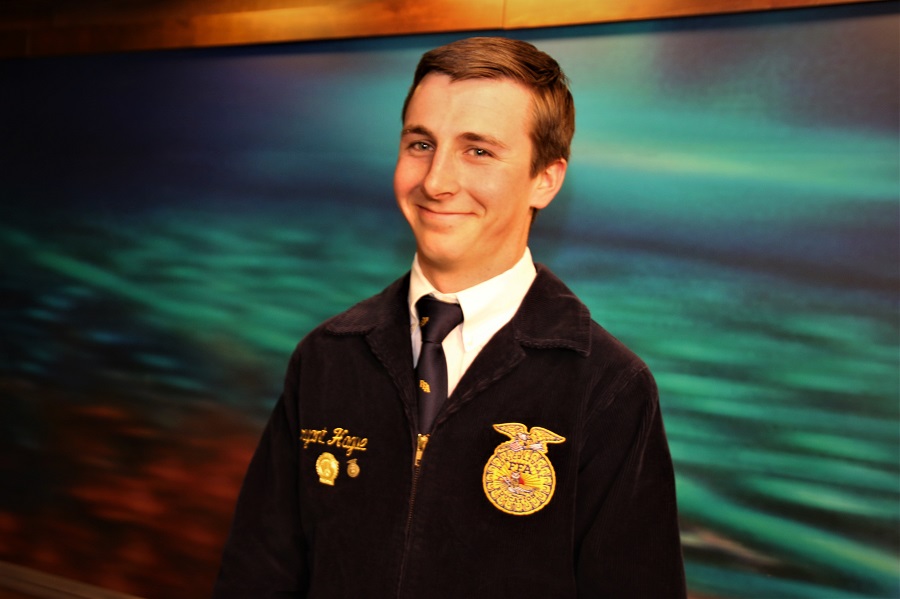 Check Out Bryant Hague of the Edmond FFA Chapter, Your 2019 Central Area Star in Ag Production