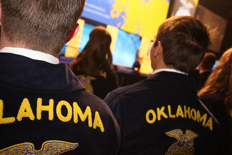Hunter McConnell of Owasso FFA Wins State Exemp Speech Contest While Caleb Horne of Morrison Takes Top Honors in FFA Creed