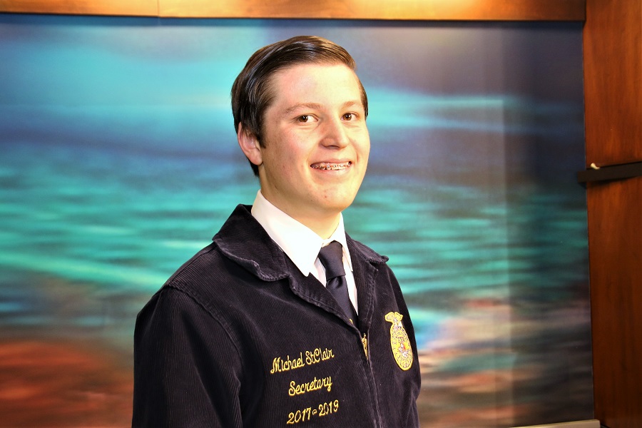 Michael St. Clair of  Bethel FFA Named as the Oklahoma FFA State Star in AgriBusiness at the 93rd Oklahoma FFA convention