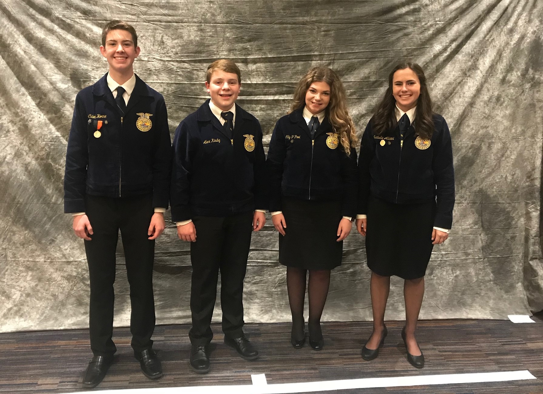 Caleb Horne of Morrison FFA Reaches National Final Four in the Creed Presentation