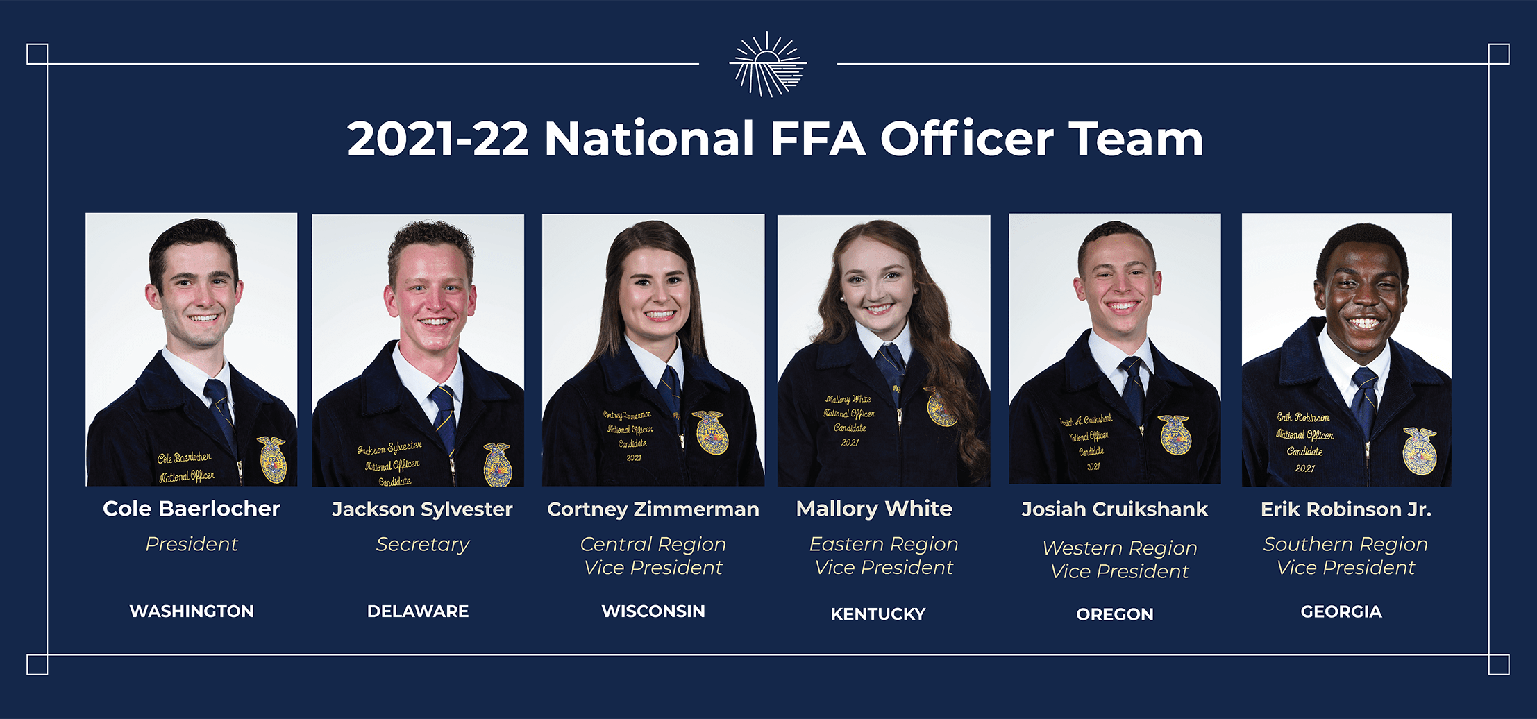 National FFA Officers Announced for 2021-2022 as 94th National Convention Ends