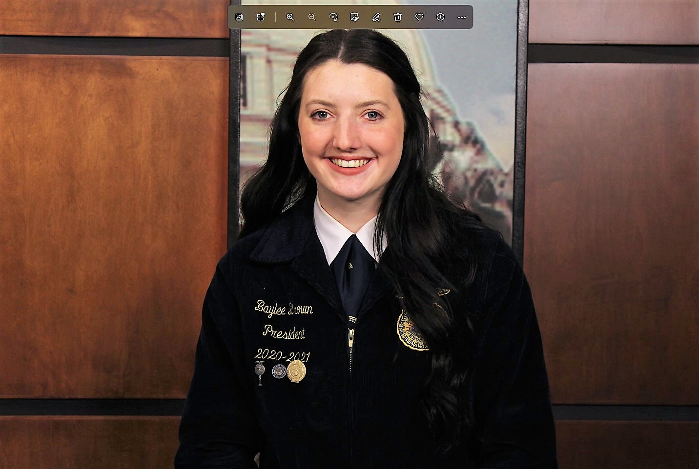 Introducing Baylee Brown of the Mulhall-Orlando FFA Chapter, Your 2022 Northwest Area Star In Agriscience