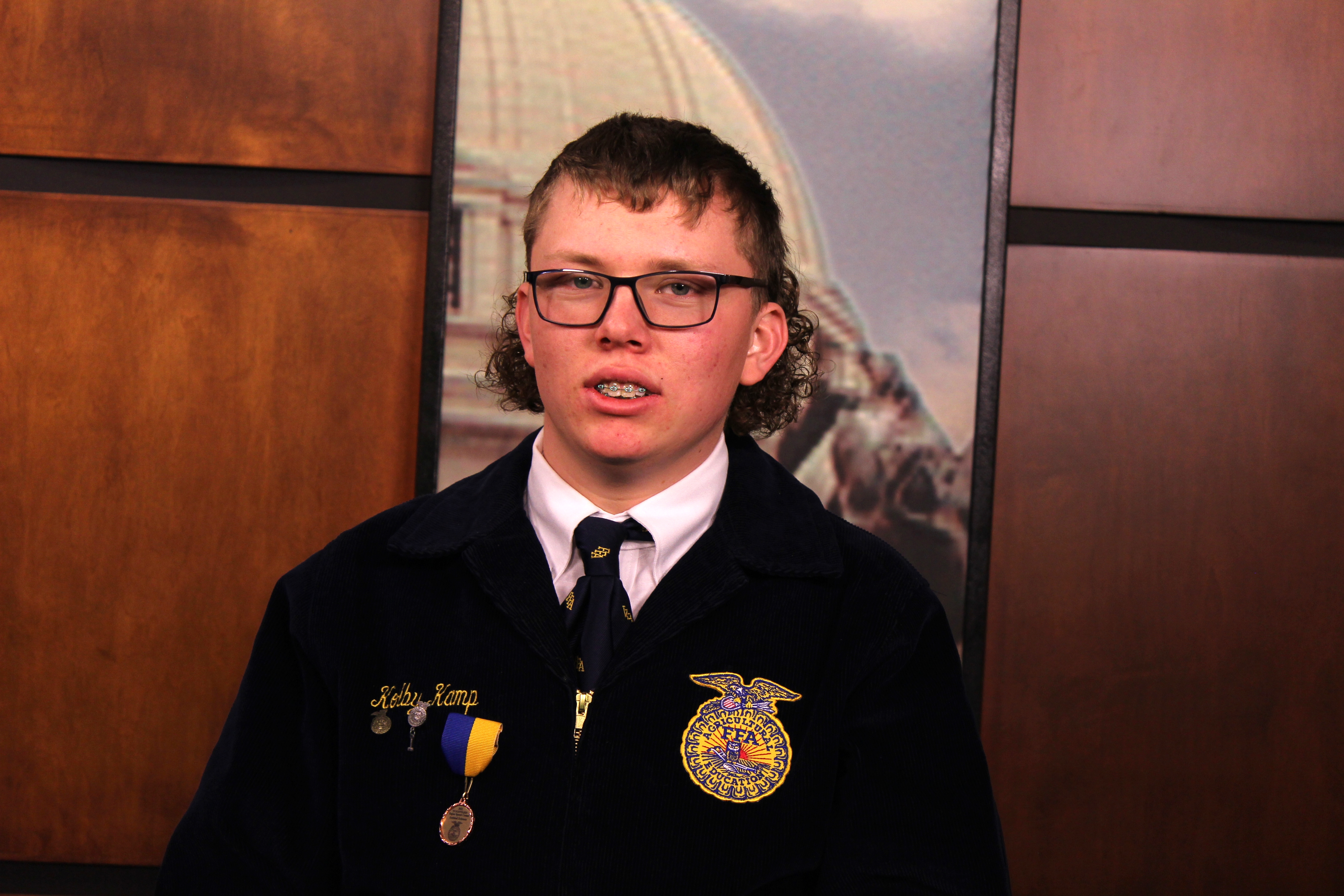 Introducing Kolby Kamp of the Laverne FFA Chapter, Your 2022 Northwest Area Star in Agricultural Production