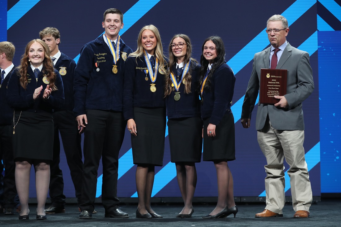 Tuttle FFA Wins National Livestock Judging Contest at 2022 National FFA Convention