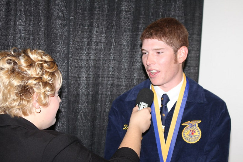 Zach Weichel is Named Star Farmer of America at 2014 National FFA Convention