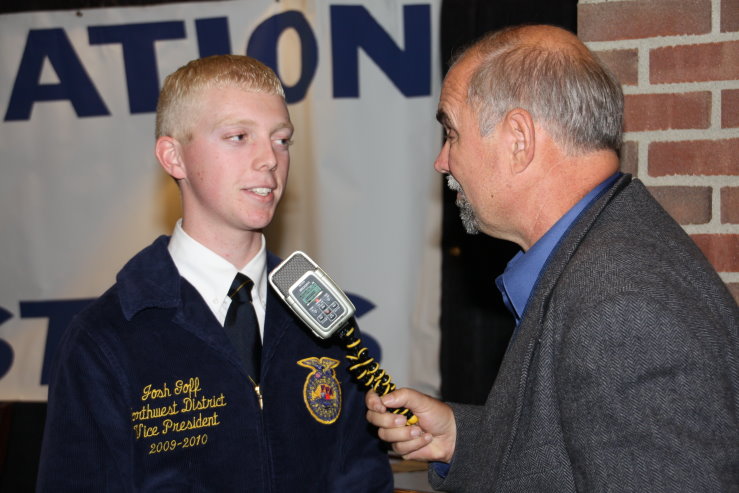 Josh Goff of Woodward Wins National Proficiency Award in Equine Science- Placement