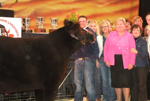 Grand Champion Steer at Oklahoma Youth Expo Sets Record- Bringing $53,000.00 for Ty Stierwalt of Leedey