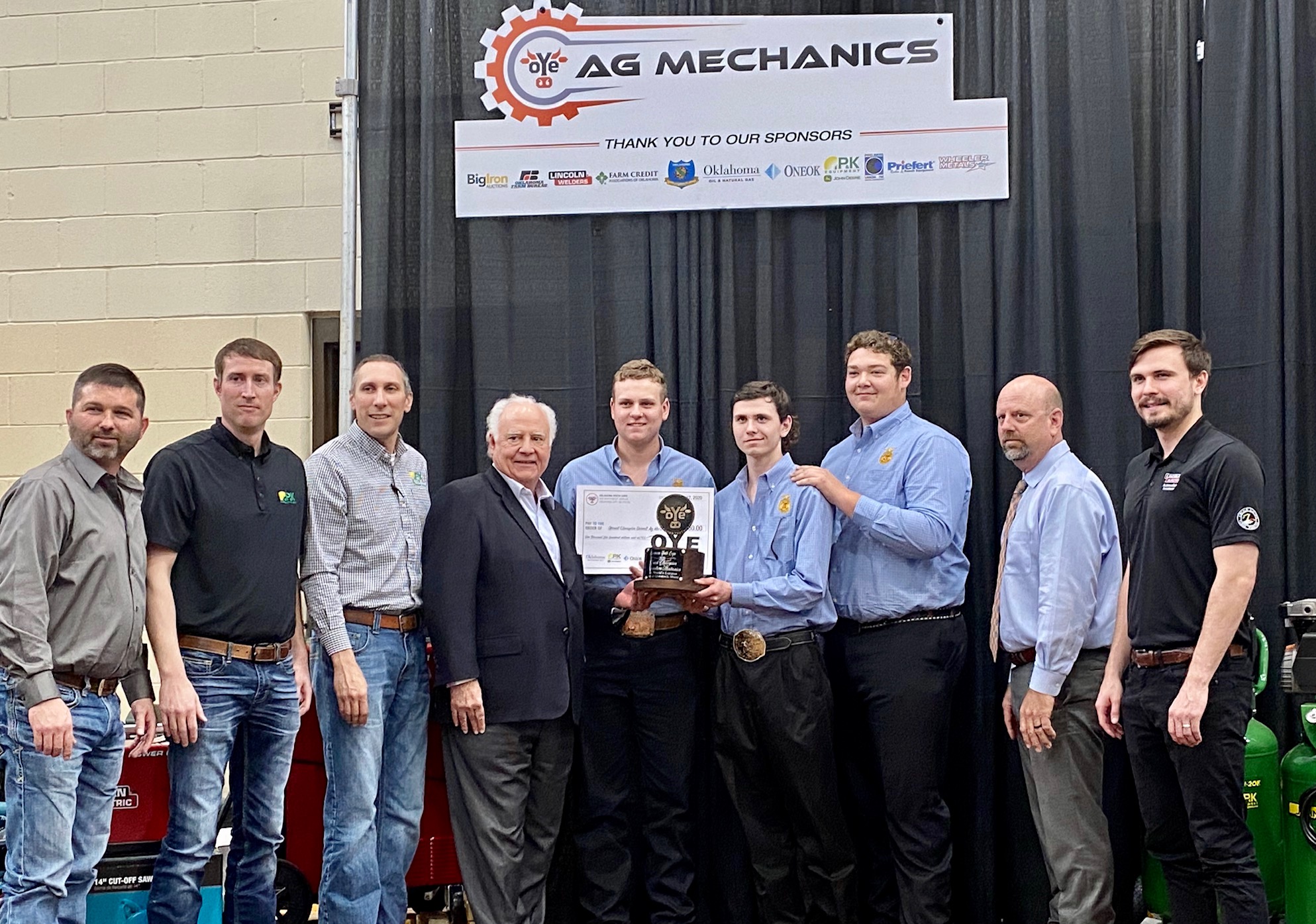 Porter FFA, Grand Champions at OYE Ag Mechanics Contest 
