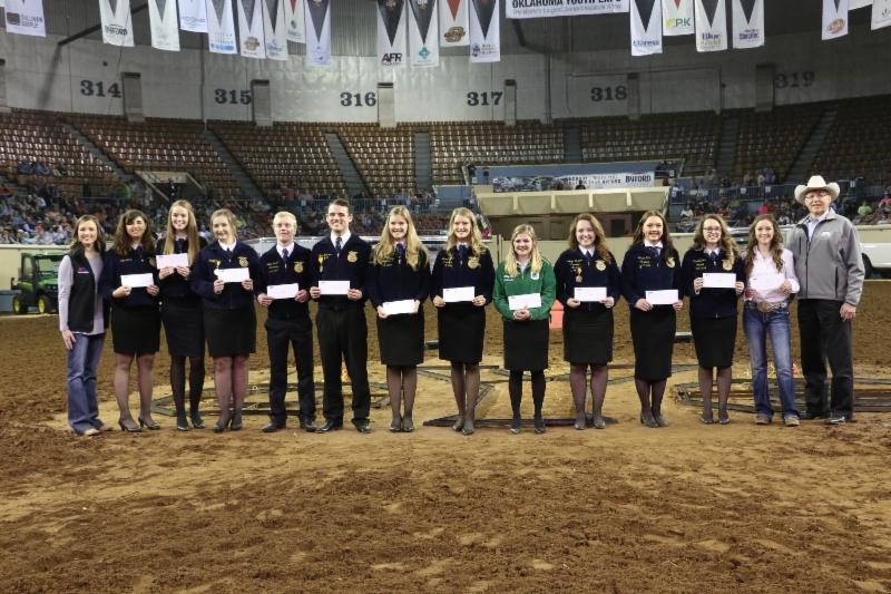 American Farmers & Ranchers Awards $5,000 in Scholarships to 12 Oklahoma Students During OYE