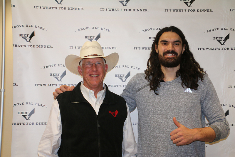 A BIG Visitor at OYE Shows Up- Pro Basketball Star Steven Adams 