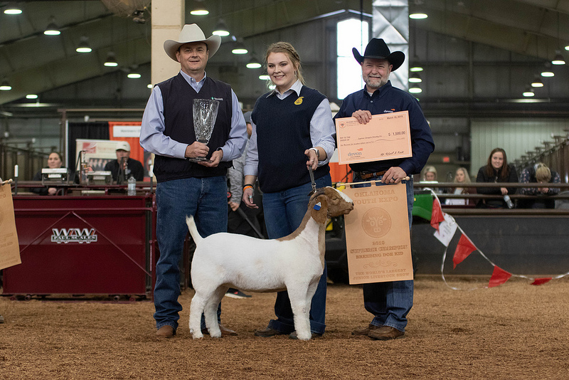 Sydney Bean of Newcastle FFA Claims Supreme Champion Doe Kid Honors With Her Division Four Champ- Corrected Picture