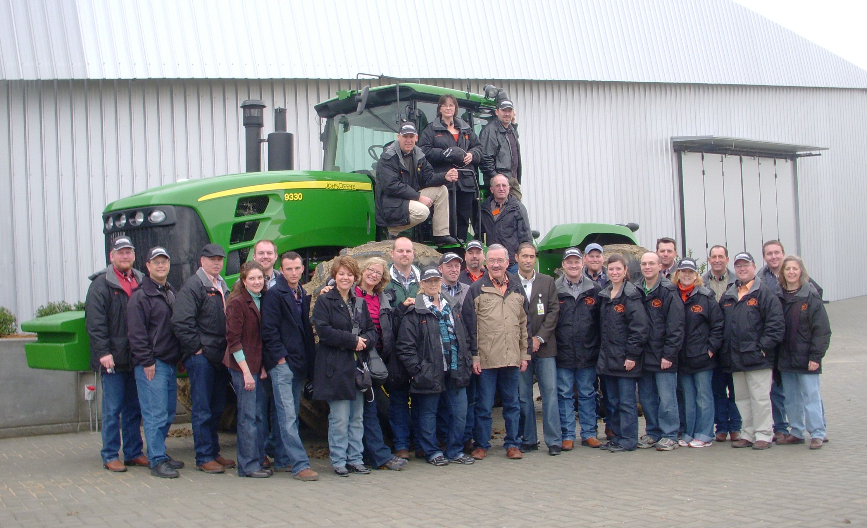 The Rain in Spain Continues- But Spirits of Class 14 Continue High as They See John Deere European Training Facility