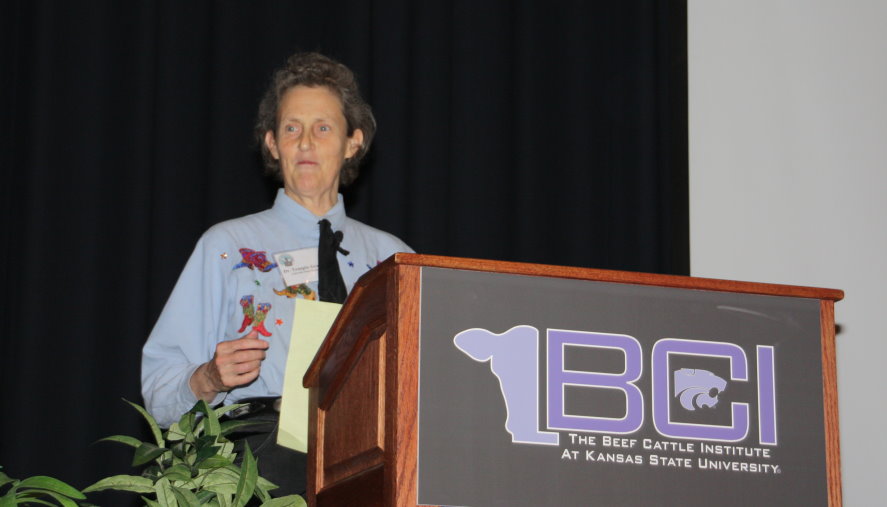 Animal Well Being Legend Temple Grandlin Headlines Symposium on Beef Cattle Welfare