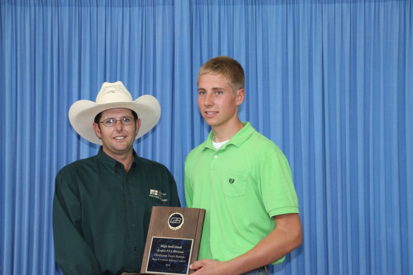 Pictures of the Winners of State Fair Livestock Judging Contest- FFA Division