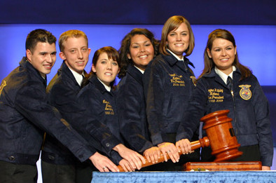 Agriculture Secretary Vilsack Discusses New Opportunites in Agriculture with National FFA Officers