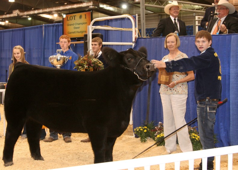 Tulsa State Fair 2011 Grand Champion Steer Brings $40,000 at Premium Sale