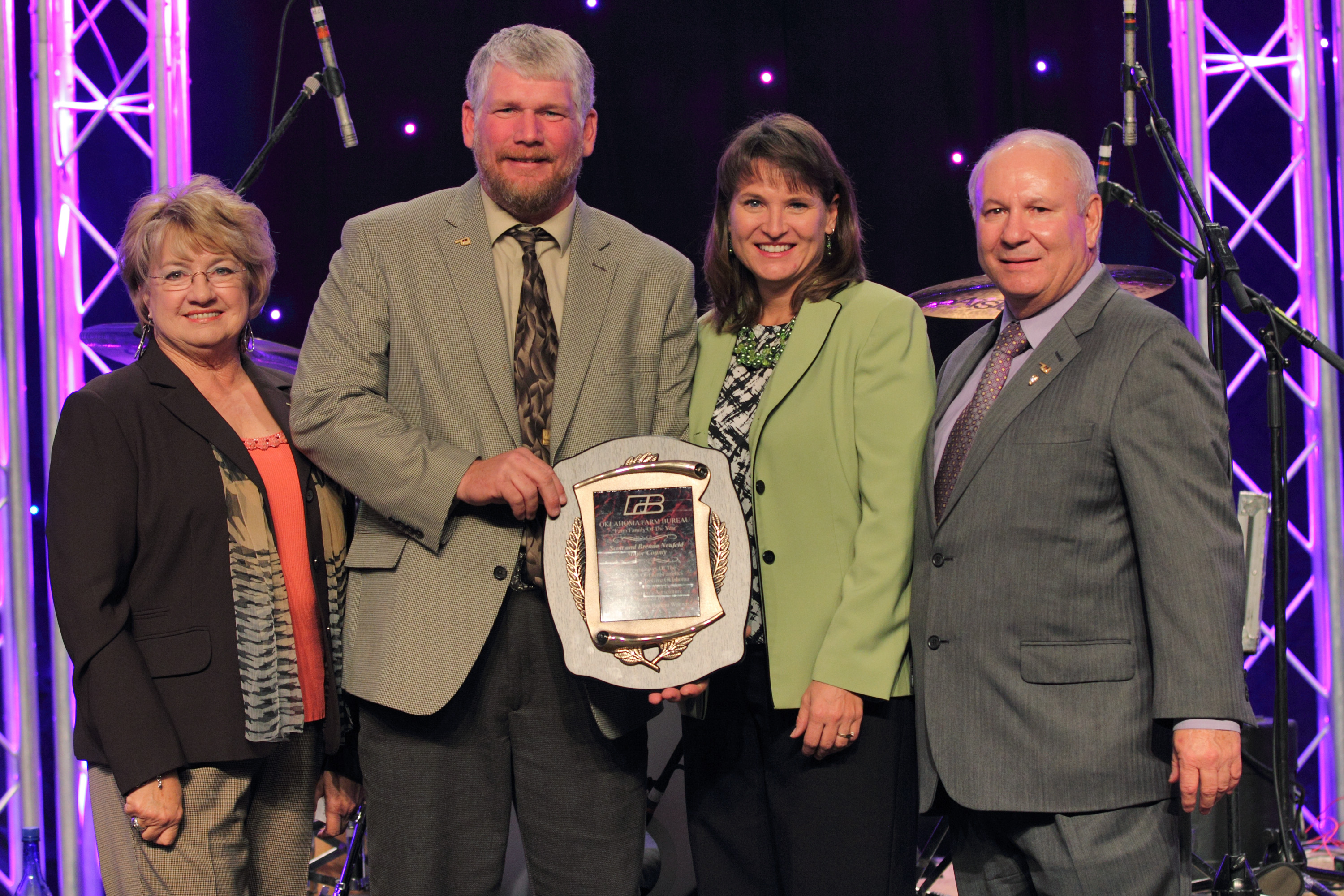 Scott and Brenda Neufeld Named 2011 Oklahoma Farm Bureau Farm Family of the Year