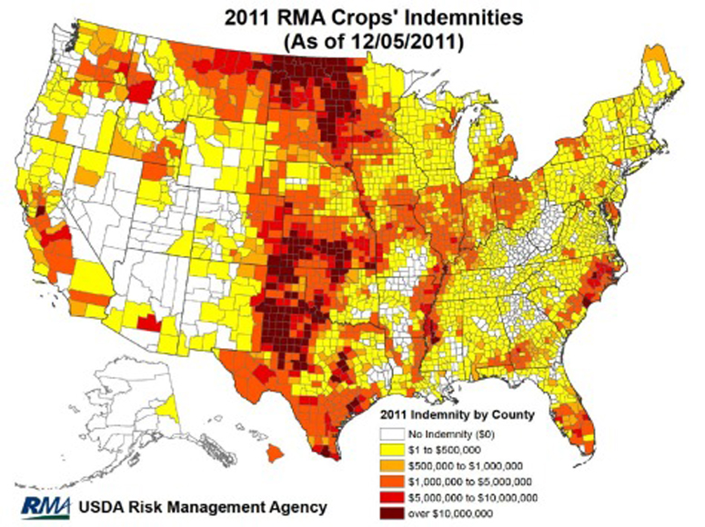 Crop Insurance Companies Pay More Than $7.1 Billion in 2011