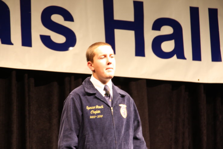 Spencer Stuck of Kingfisher Claims Top Honors at the 2011 American Farmers & Ranchers Speech Contest Finals