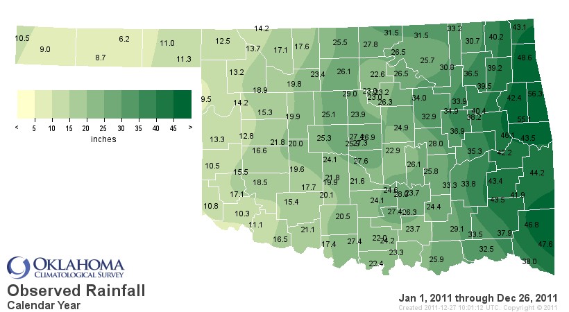 Hooker on Track to Have Driest Year of Any Location in Oklahoma- Ever