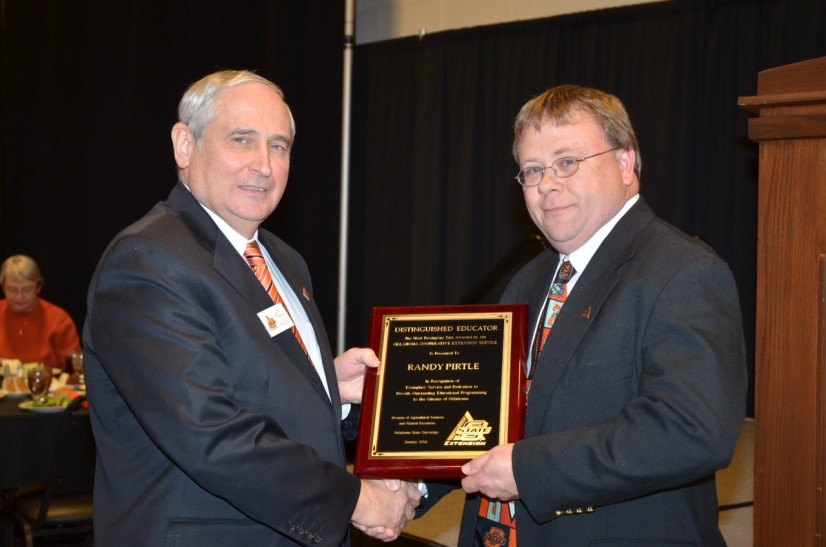 Randy Pirtle Honored by Oklahoma Cooperative Extension Service
