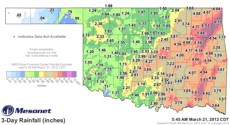 Spring's Arrival Greeted by Significant Rains- Look Here for Rainfall Map