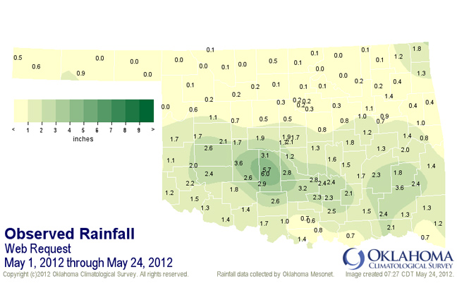 Is Oklahoma in the Midst of Flash Drought Development?