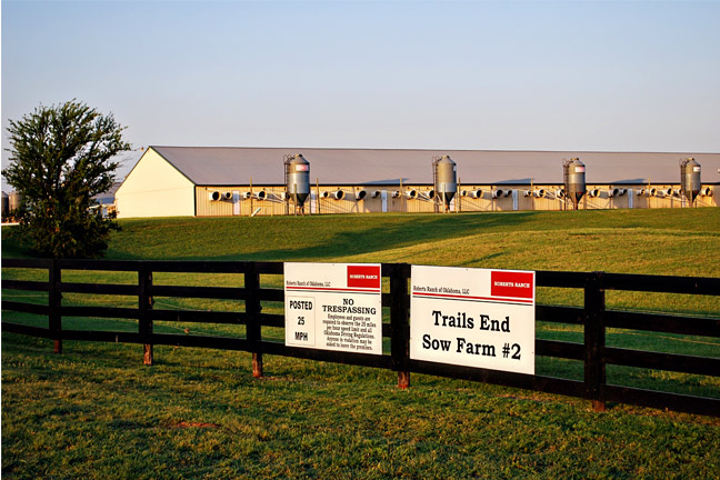 Trail's End Sow Farm Demonstrates Good Stewardship, Community Concern