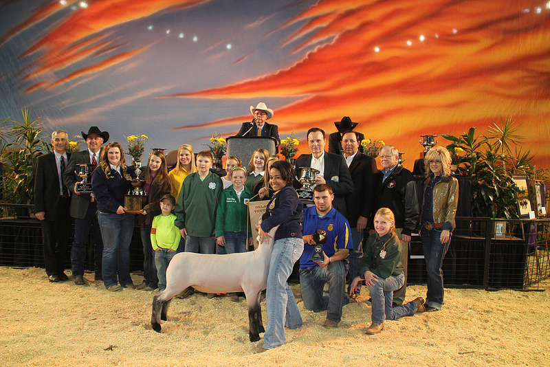 Grand Champion Lamb and Grand Champion Goat Owned by Same Exhibitor- Sell Back to Back for $25,000 Total