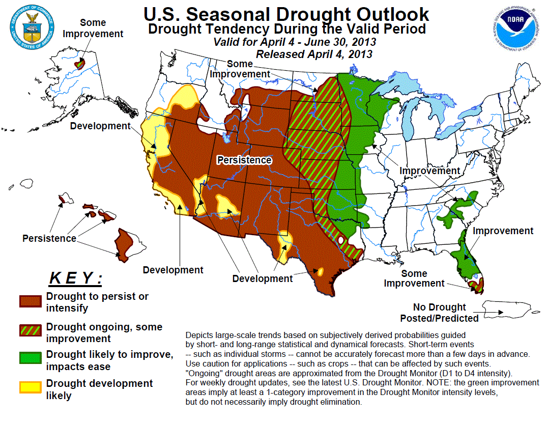 Drought Monitor Shows a Small Crack in Statewide Drought- The Latest Graphics