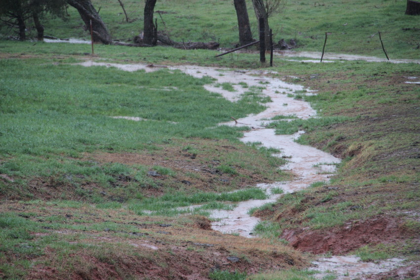 Rainfall Helping Topsoil Moisture Supplies and Refill Ponds in Southern Oklahoma