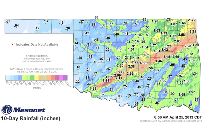 Updated- Drought Monitor Shows Shrinking Drought Footprint in Oklahoma