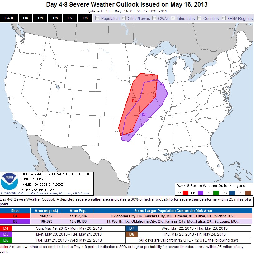 Weather Maps to Check- Drought Monitor, Precipitation Chances and Severe Weather Outlook