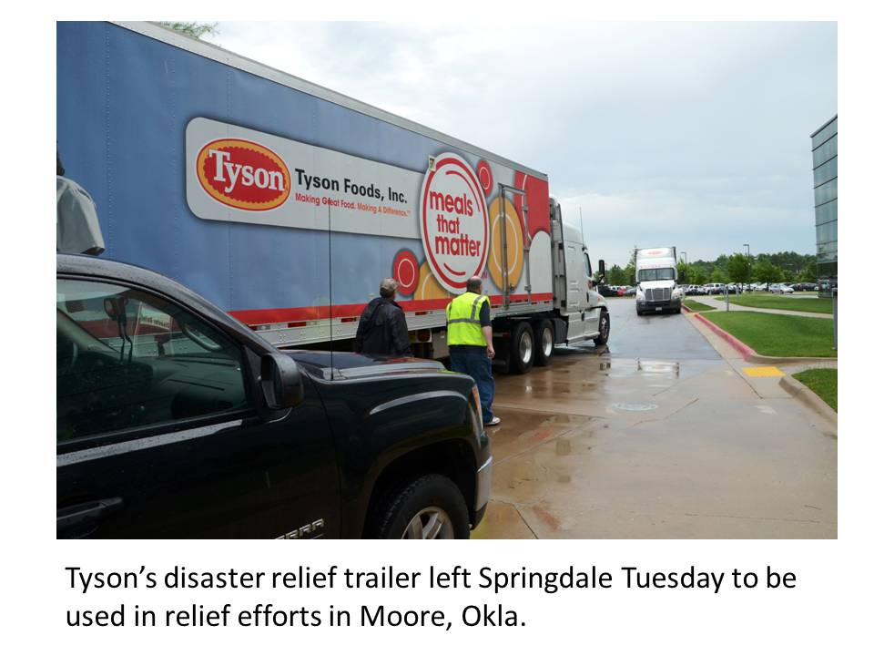 Tyson Foods Supports Disaster Relief Efforts in Oklahoma