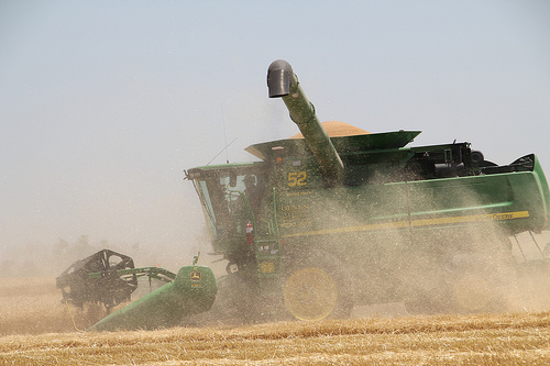 Wheatwatch 2013:  Combines Roll Across Southwestern Oklahoma as Harvest gets Underway